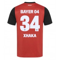 Bayer Leverkusen Granit Xhaka #34 Replika Hemmatröja 2024-25 Kortärmad